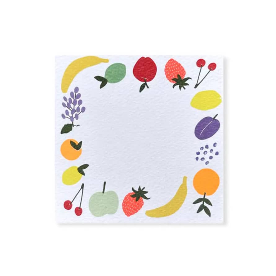 Hartland cards Neon Fruit Square Notes