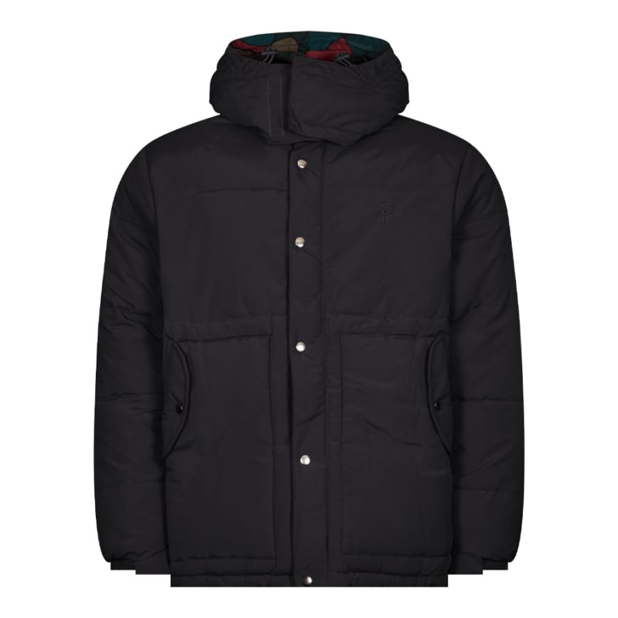 By Parra Trees In Wind Puffer Jacket - Black