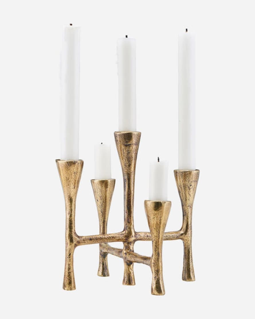 Society of lifestyle  Tristy Brass Candle Stand