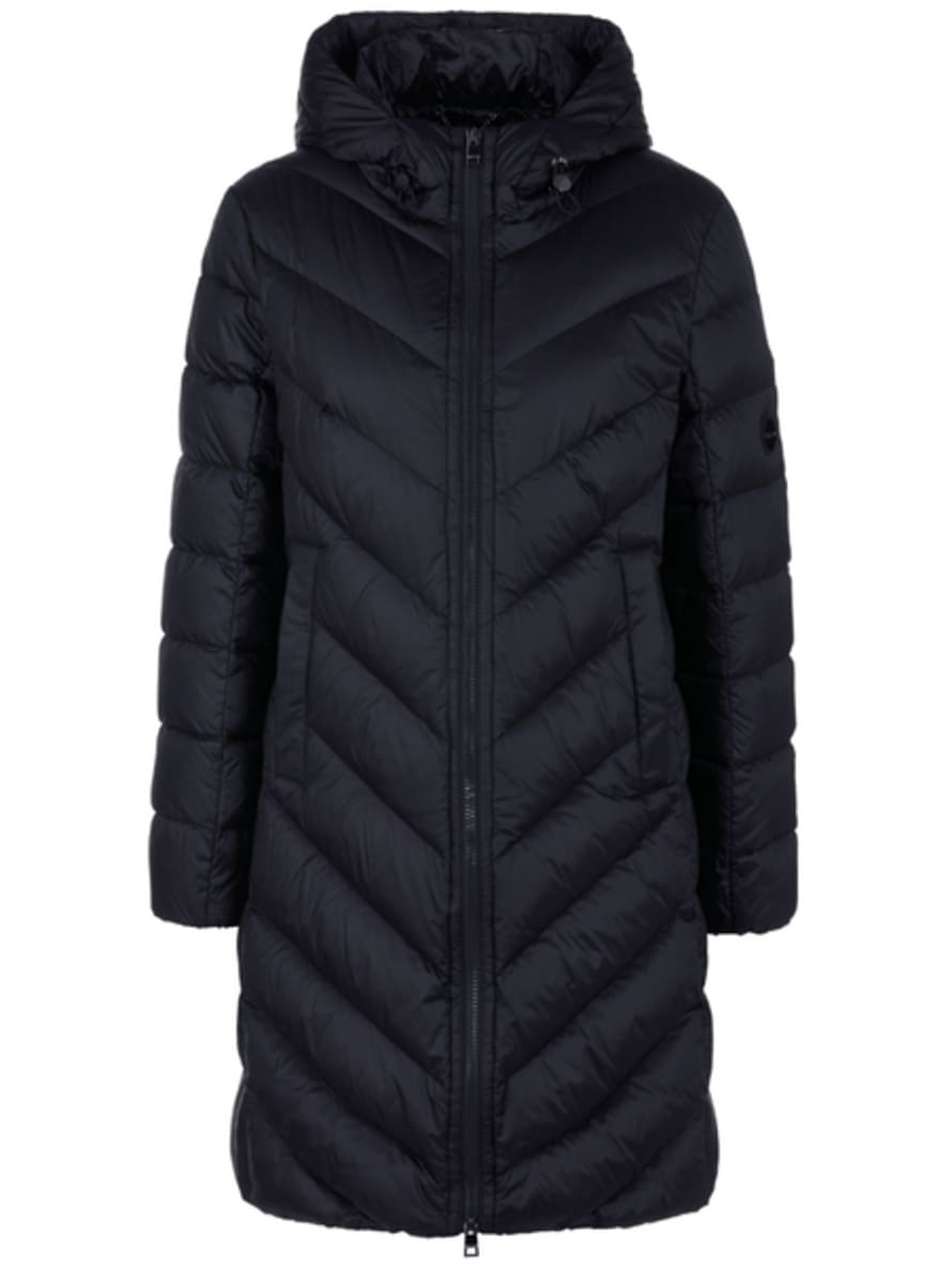 Marc Cain Additions Quilted Coat with Hood