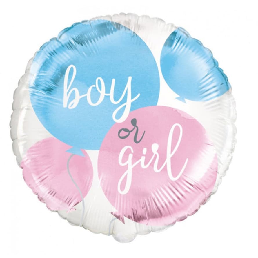 Unique Ballon Foil 45 Cm Boy Or Girl