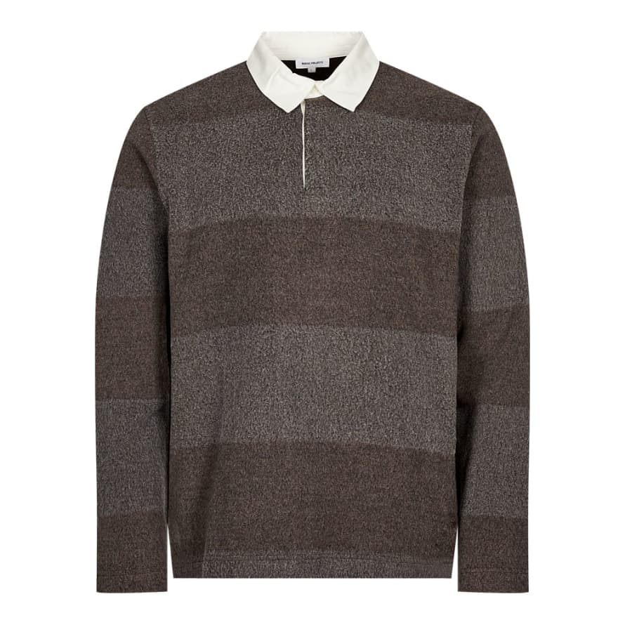Norse Projects Ruben Rugby Polo Shirt - Espresso