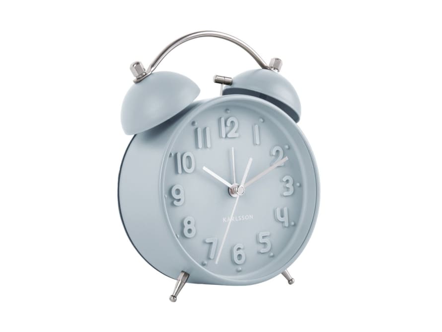 Present Time Alarm Clock Iconic - Pink or Blue