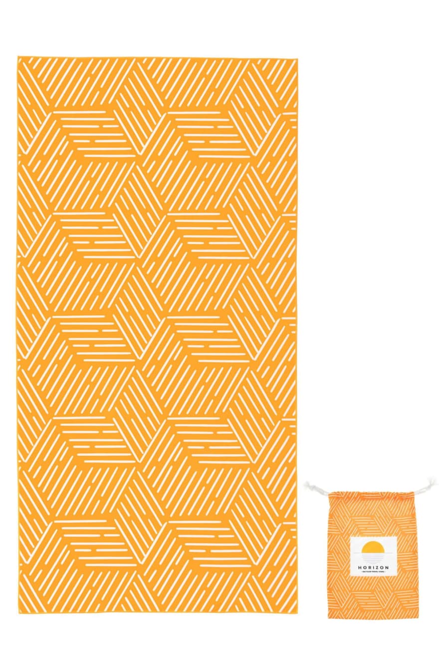 Tangerine Orange Recycled Quick Dry Travel Towel