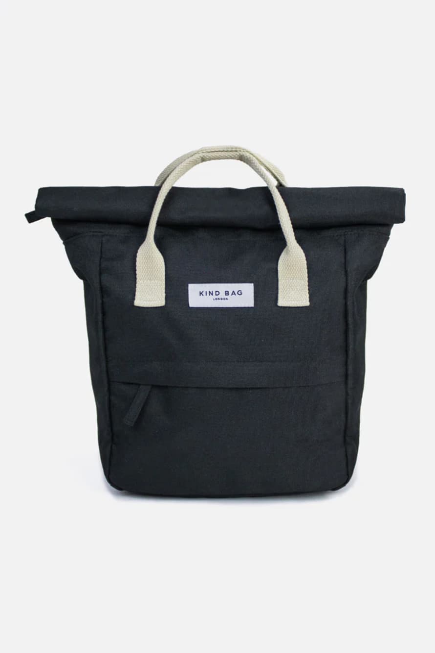 Kind Bag Mini Hackney Sustainable Backpack - Pebble Black