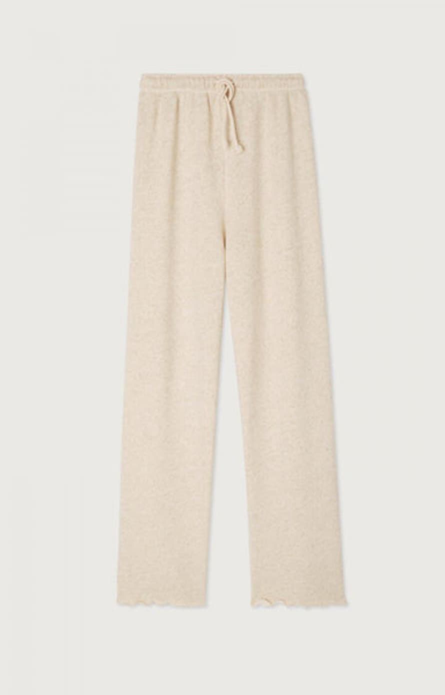 American Vintage Itonay Ecru Melange Trousers
