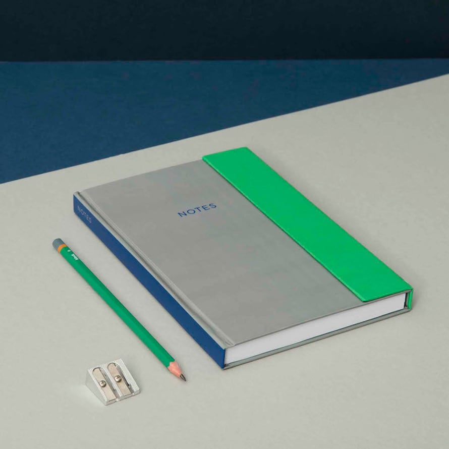 Block Design A5 Sticky Corner Notebook