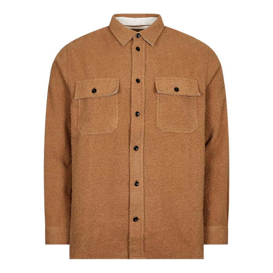 Norse Projects Silas Wool Overshirt - Camel