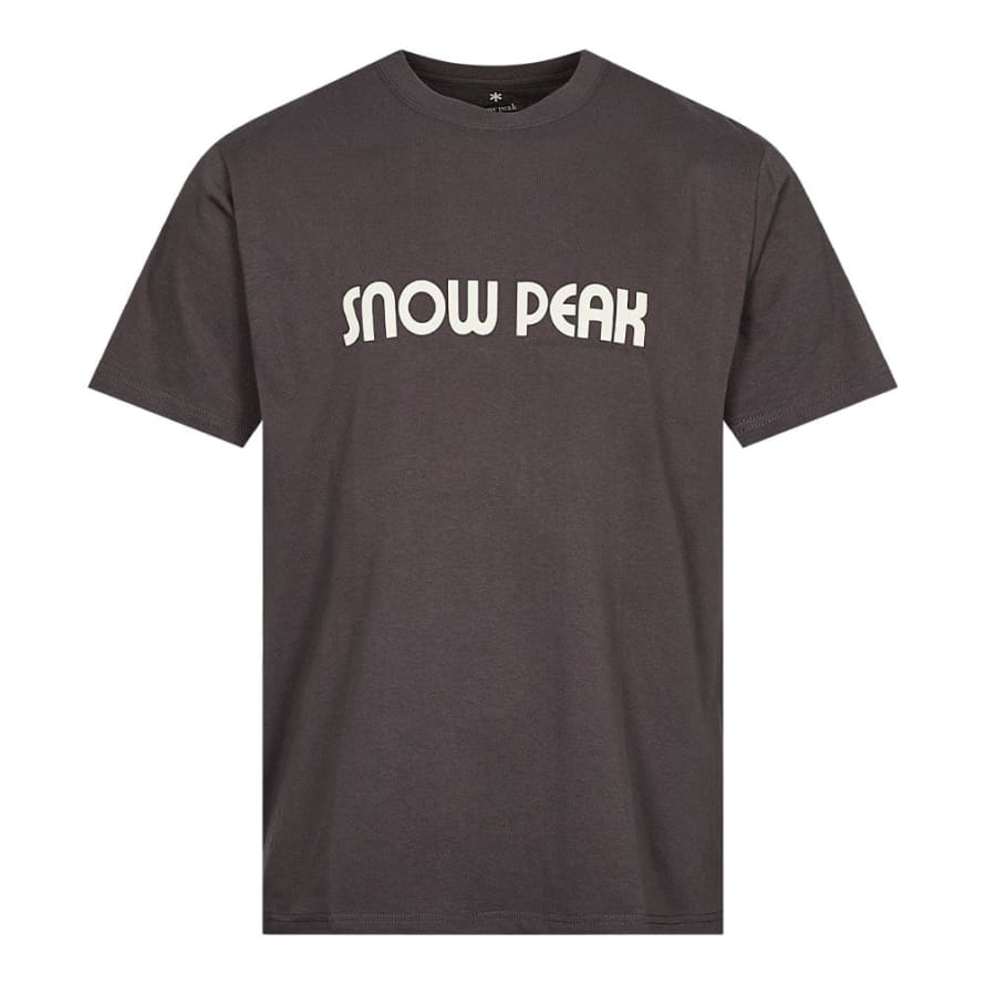 Snow Peak Land Station T-shirt - Charcoal