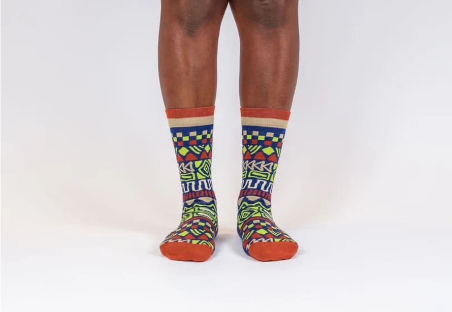 Olisha Socks - Sema Blue - Sustainable