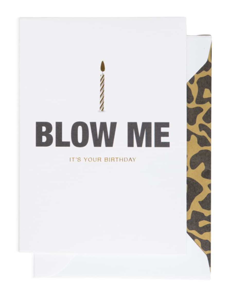Cardsome A6 Blow Me Its Your Birthday Card 