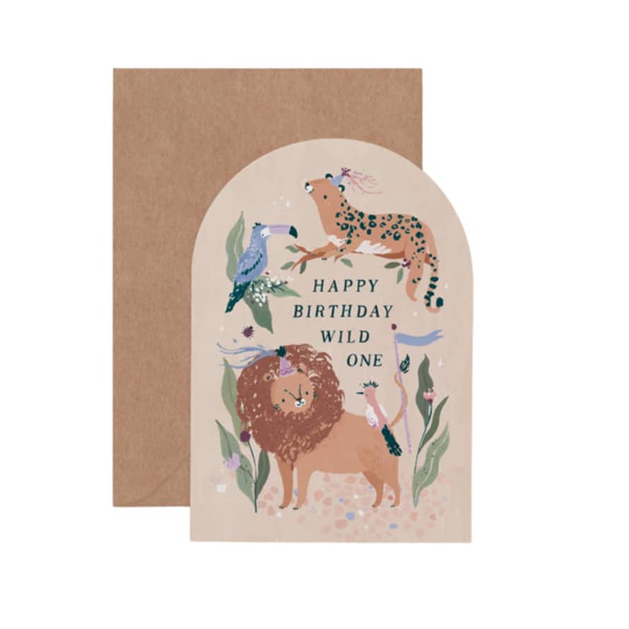 Sister Paper Co Birthday Card Wild One Birthday