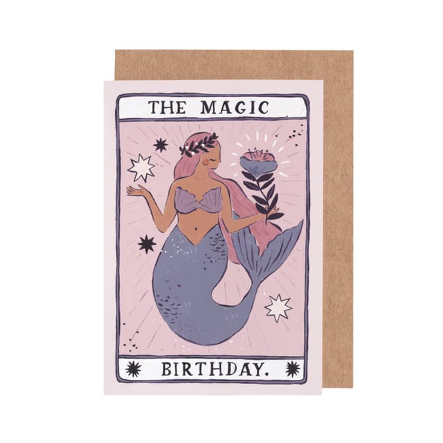 Sister Paper Co Birthday Card Mermaid Magic