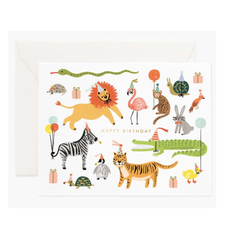 Rifle Paper Co. Party Animals Birthday Card