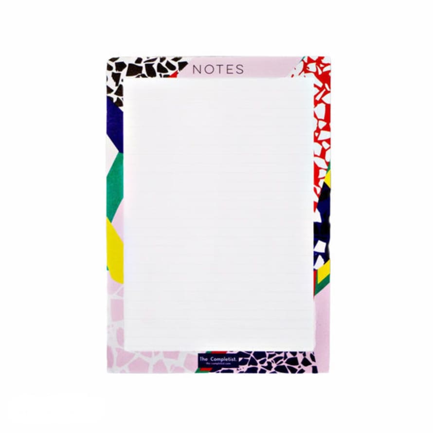 The Completist Notepad Miami Terrazzo Cut Out