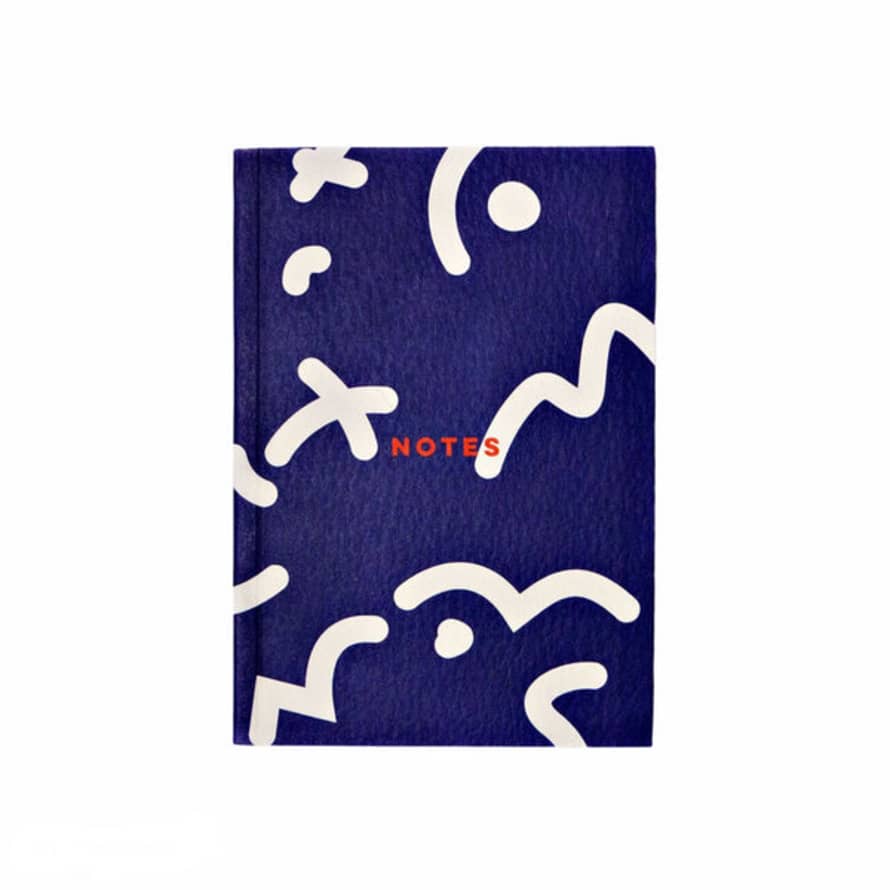 The Completist Notebook Weekly Planner Blue Space Squiggle