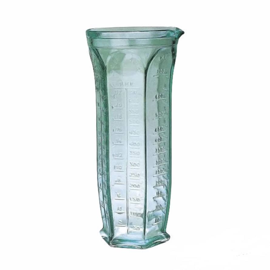 RE Measuring Jug Tall Cycled Glass