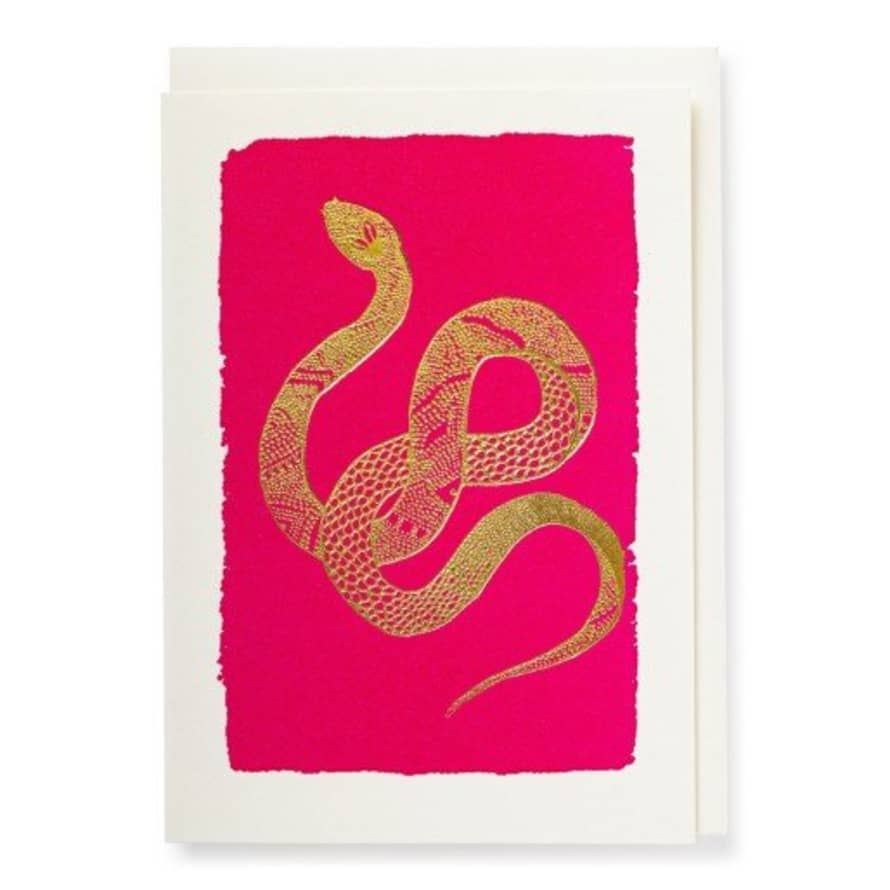 Archivist Set Of 5 Cards Magenta Snake
