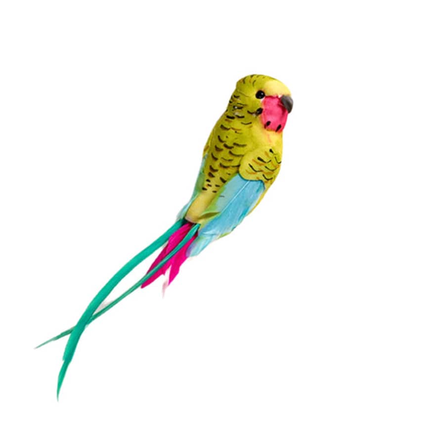 Petra Boase Artificial Bird Decoration Clip On Green