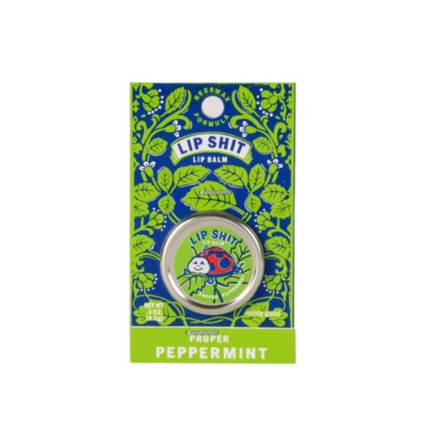Blue Q Lip Balm Beeswax Proper Mint