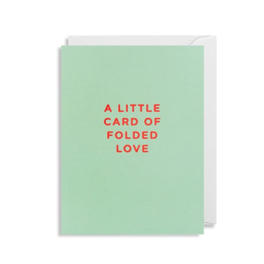 Lagom Greetings Card Folded Love