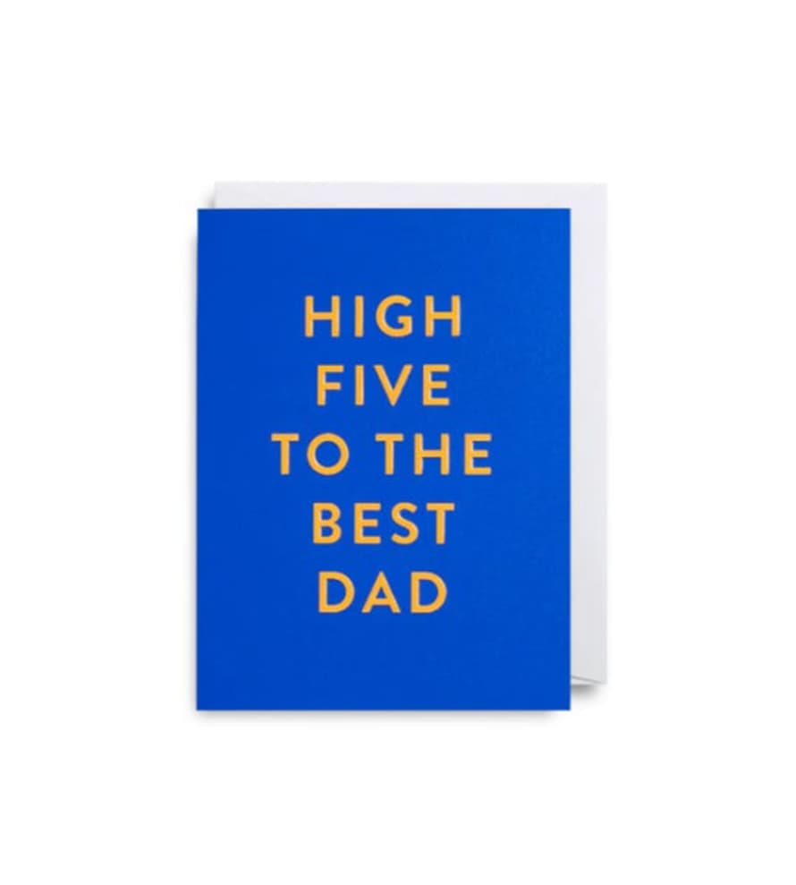 Lagom Fathers Day Card High Five