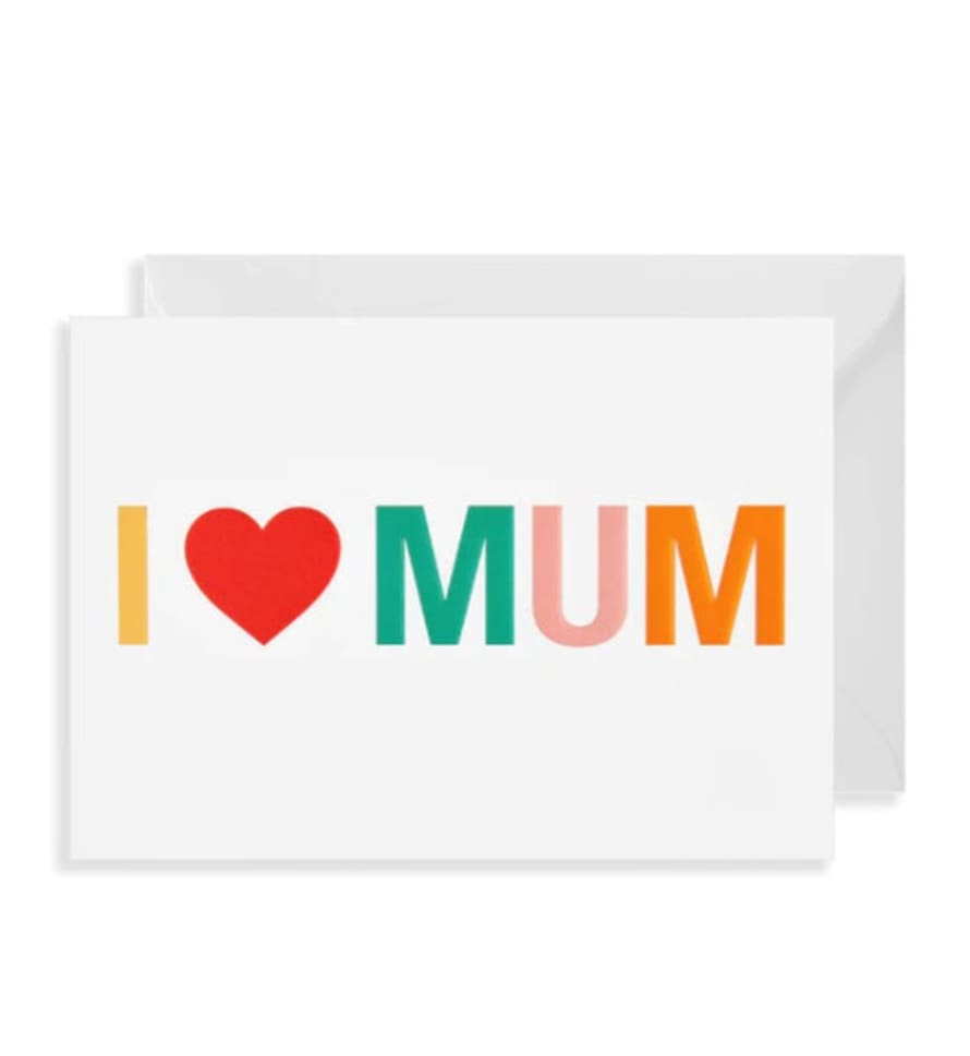 Lagom Mothers Day Card I Heart Mum