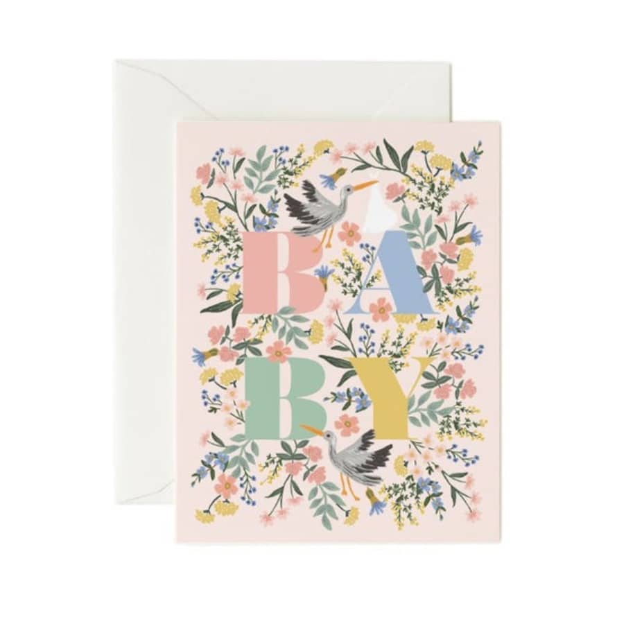 Rifle Paper Co. New Baby Card Mayfair Baby