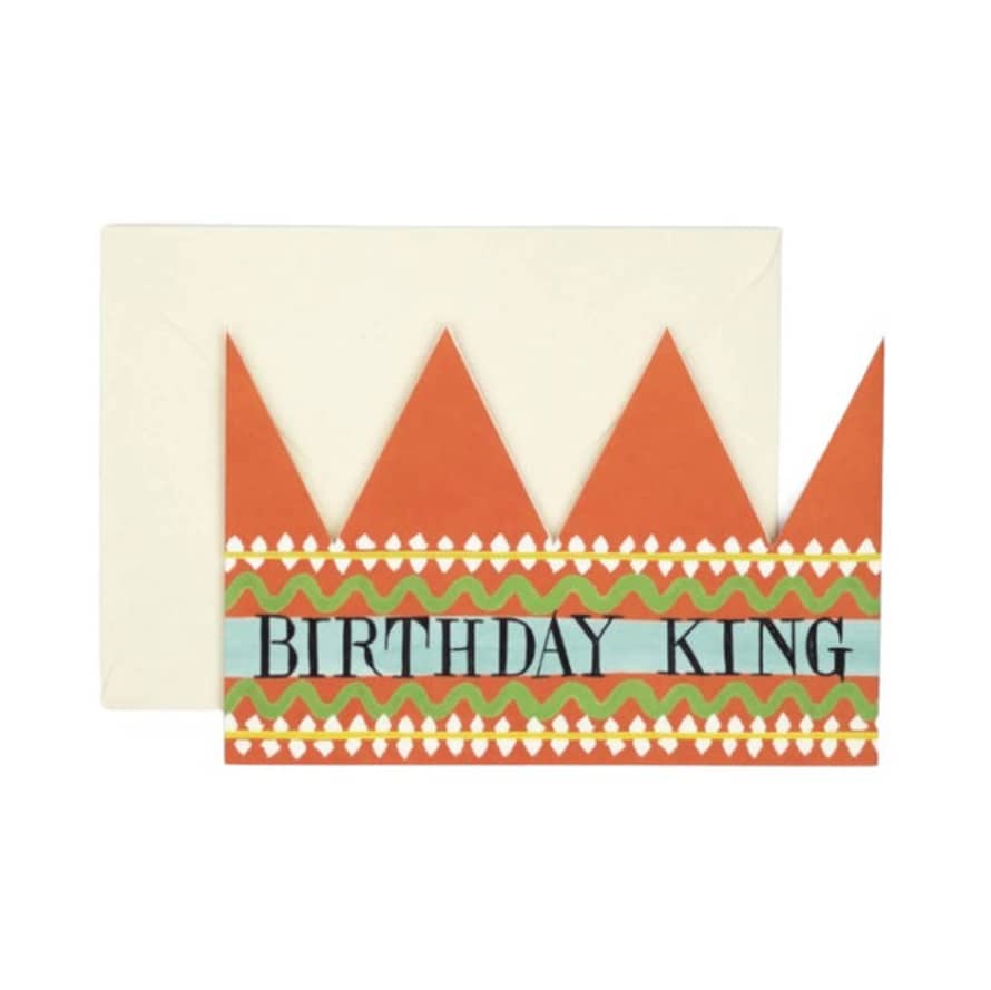 Hadley Paper Goods Birthday Card Birthday King Hat