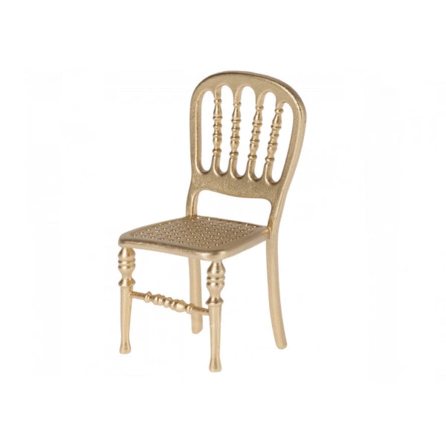 Maileg Gold Metal Chair For Mouse
