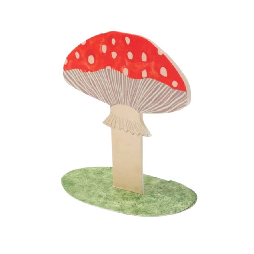 Hadley Paper Goods Card Stand Up Toadstool