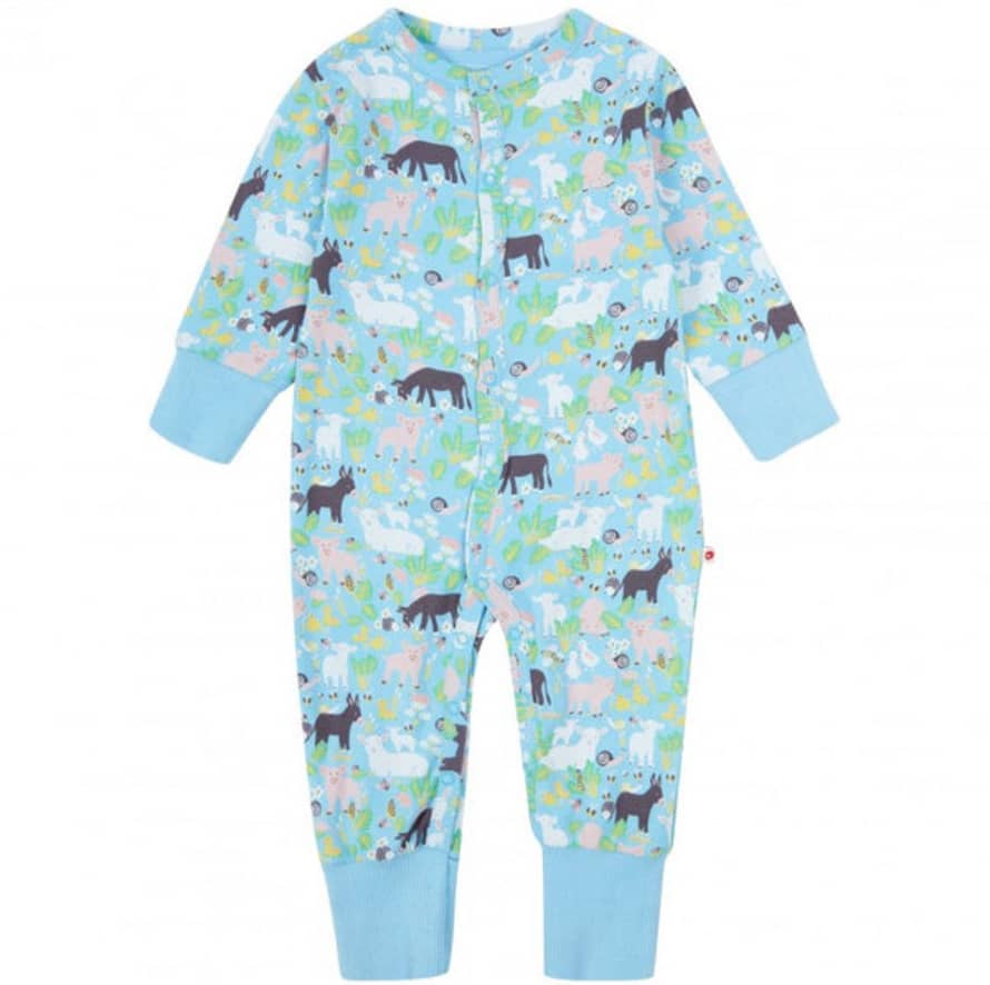 Piccalilly Romper Organic Cotton Country Friends