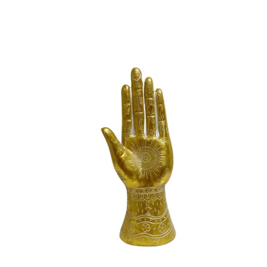 Geko Products Gold Hamsa Hand Ornament