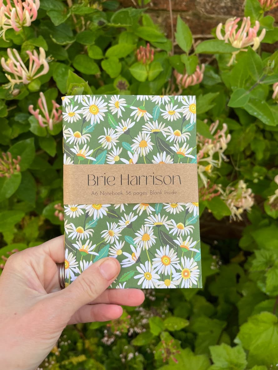 Brie Harrison  Daisies A6 Notebook