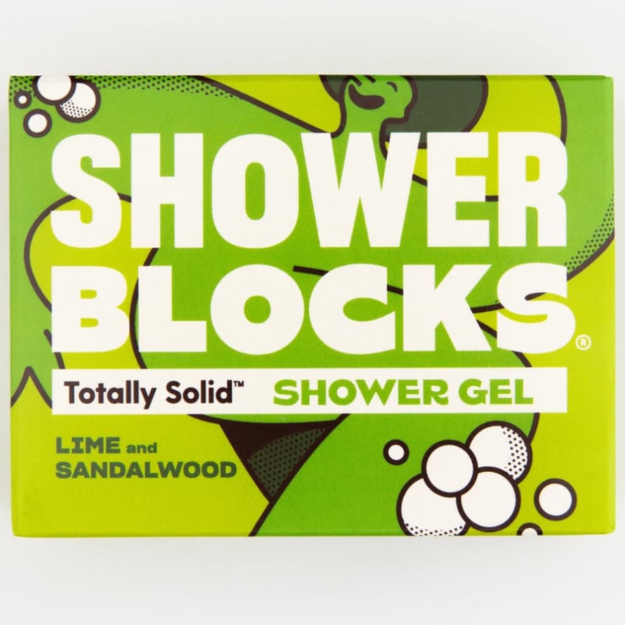 Showerblocks Totally Solid Shower Gel - Lime and Sandlewood
