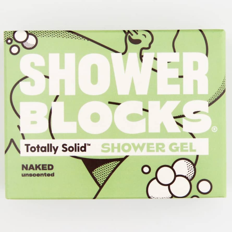 Showerblocks Totally Solid Shower Gel - Naked Unscented