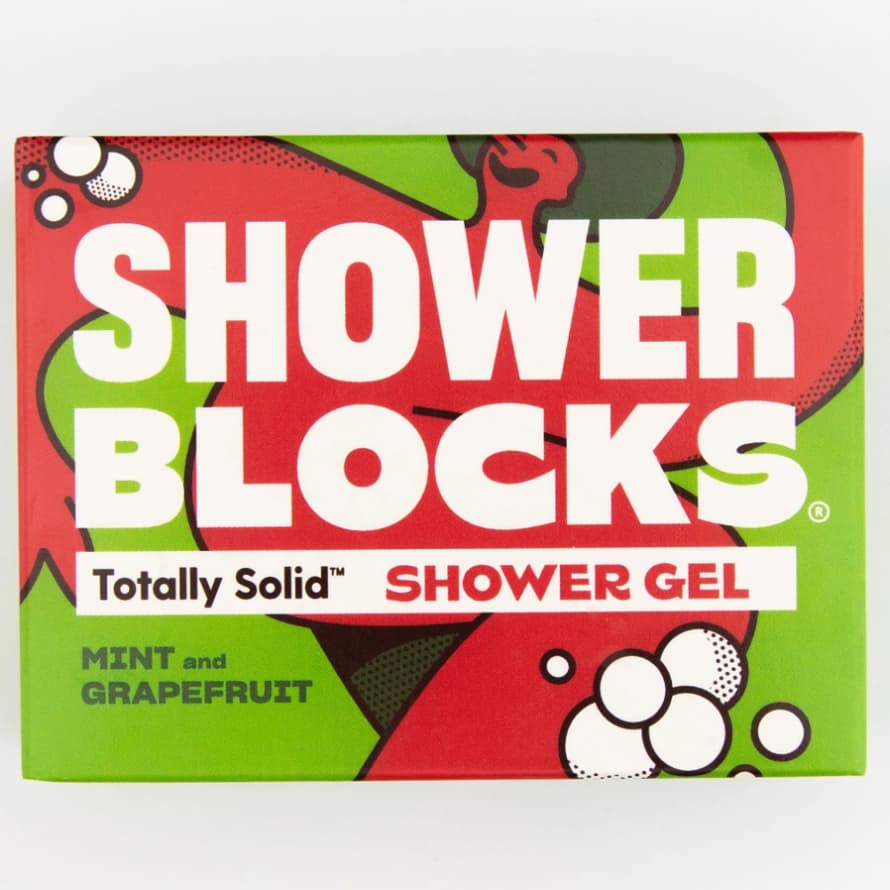 Showerblocks Totally Solid Shower Gel - Mint and Grapefruit