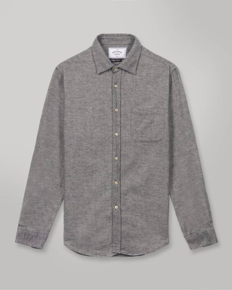  Portuguese Flannel Teca Shirt - Light Grey