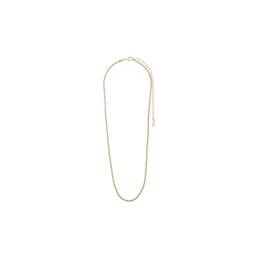 Pilgrim Pam Rope Chain Necklace - Gold