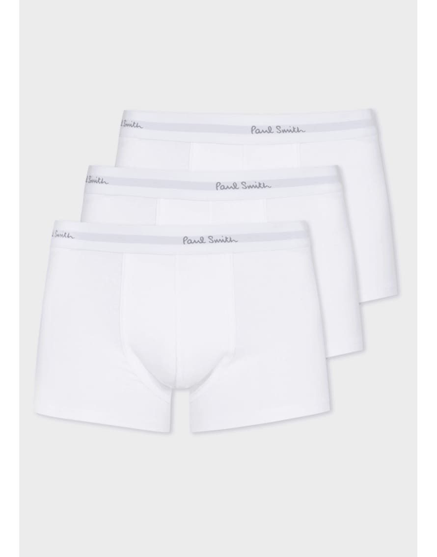 Paul Smith 3 Pack Underwear Size: Xl, Col: White