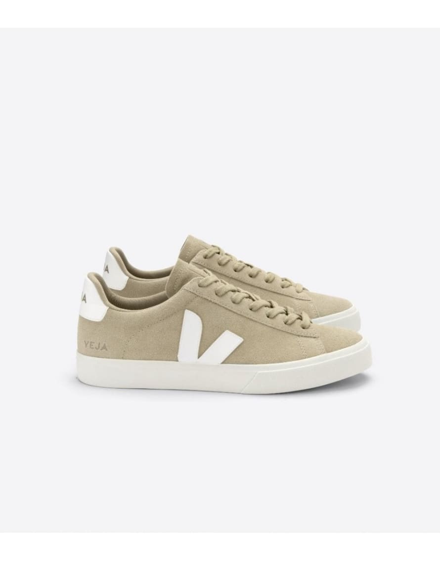Veja Campo Suede Trainers Col: Dune/ White, Size: 7