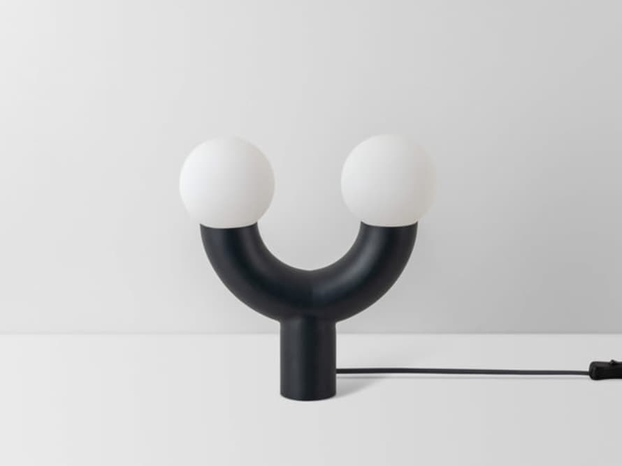 houseof Charcoal Grey Tube Table Lamp