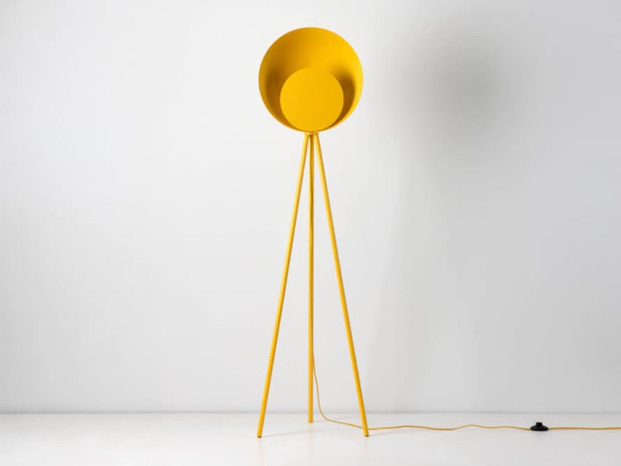 houseof Yolk Yellow Diffuser Floor Lamp