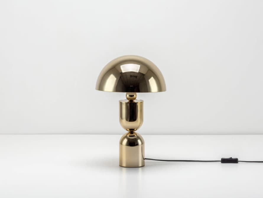 houseof Brass Mushroom Dome Table Lamp