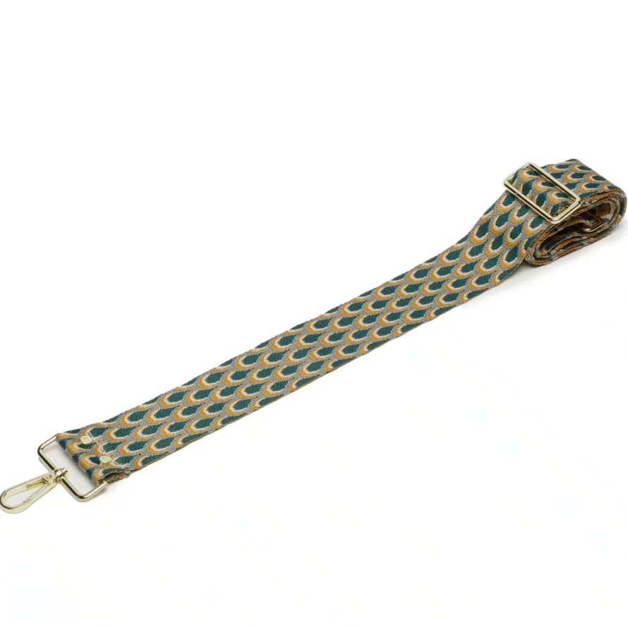 Elie Beaumont  Teal Peacock Strap
