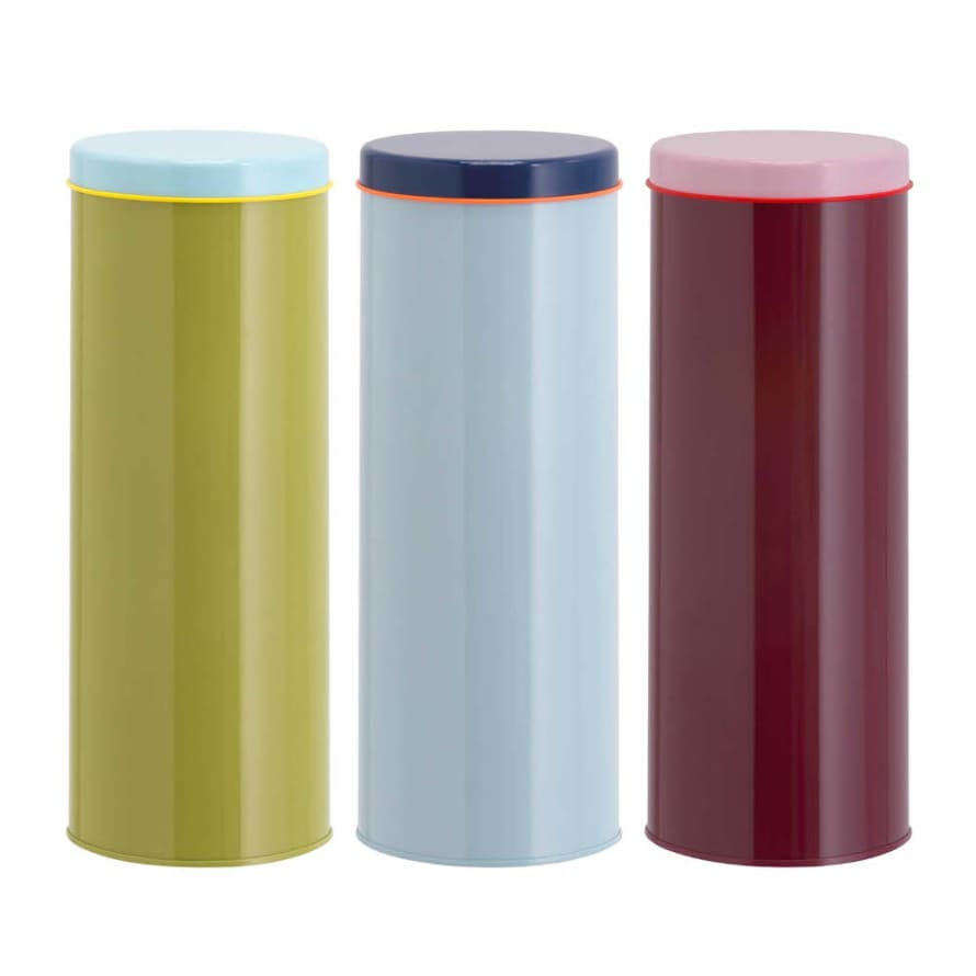 Remember Storage Boxes In Tin Food Safe In A Set Of 3 Colourways Loni Design