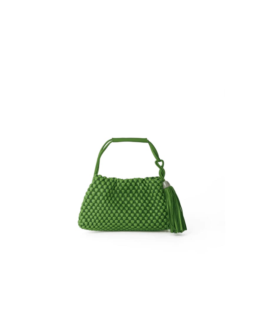 Tissa Fontenada Tango Long Strap Handbag With Tassle Col: Spring Green