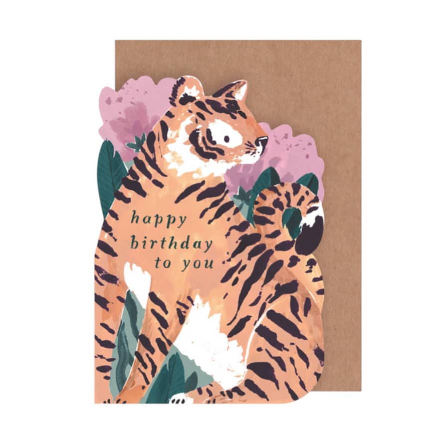 Sister Paper Co Birthday Card Tiger Birthday
