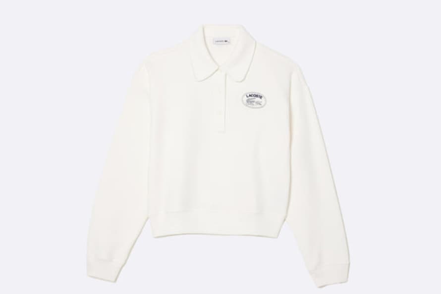 Lacoste Wmns Embroidered Polo Neck Jogger Sweatshirt