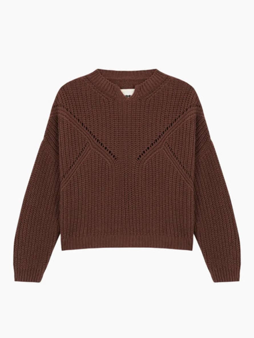 Cordera Cotton Cropped Sweater Madera